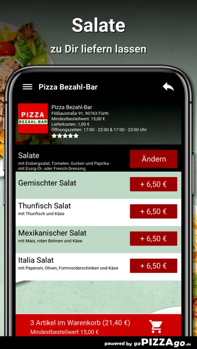 Pizza Bezahl-Bar Fürth应用截图