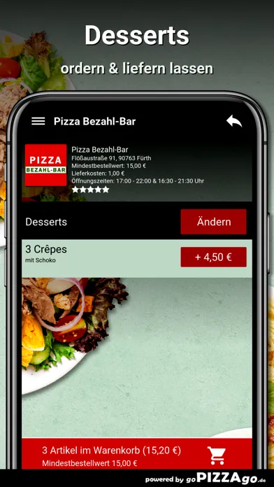 Pizza Bezahl-Bar Fürth应用截图