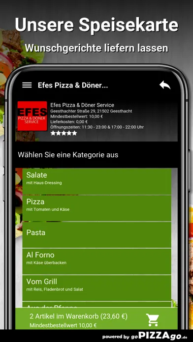 Efes Pizza & Döner Service Ekran Görüntüleri