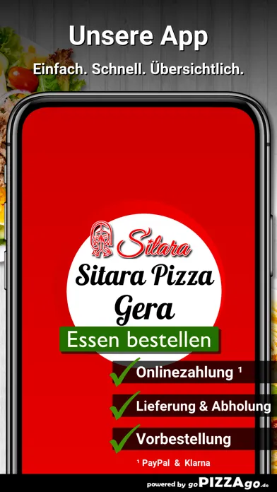 Captures d'écran de Sitara Pizza Service Gera