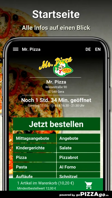 Mr. Pizza Gera स्क्रीनशॉट