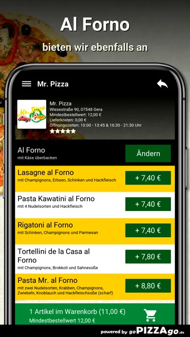 Mr. Pizza Gera स्क्रीनशॉट