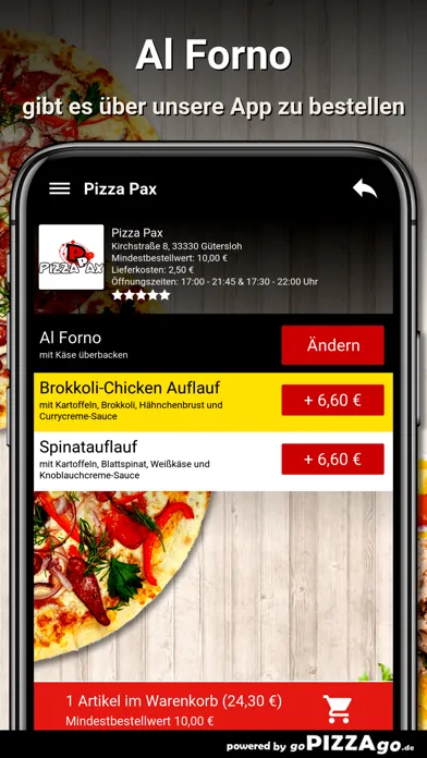 Zrzuty ekranu Pizza Pax Gütersloh