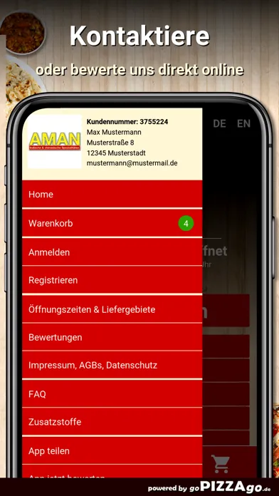 Aman Restaurant Hainburg应用截图