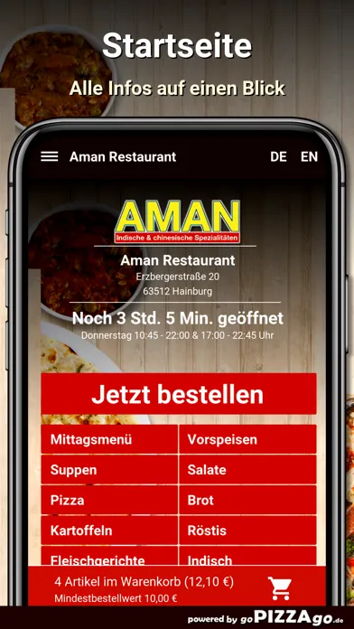 Aman Restaurant Hainburg应用截图