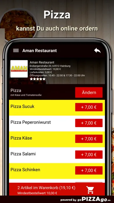 Aman Restaurant Hainburg应用截图