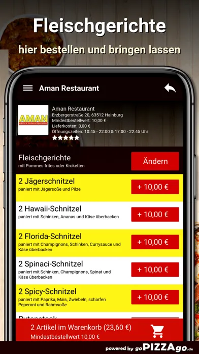 Aman Restaurant Hainburg应用截图