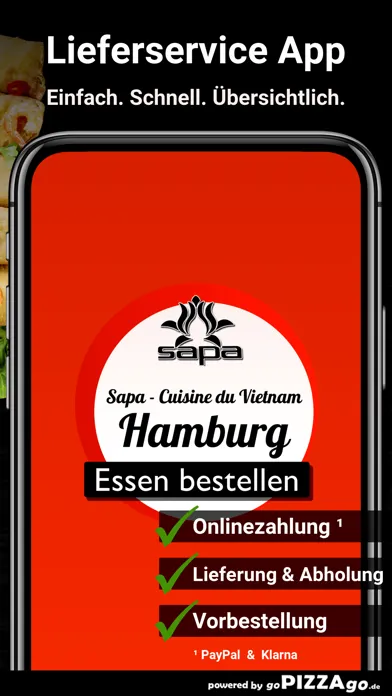 Sapa - Cuisine du Vietnam Hamb स्क्रीनशॉट