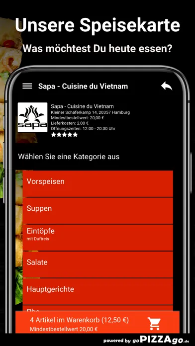 Sapa - Cuisine du Vietnam Hamb स्क्रीनशॉट