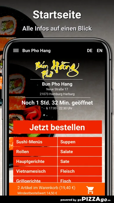 Bun Pho Hang Hamburg Harburg 스크린샷