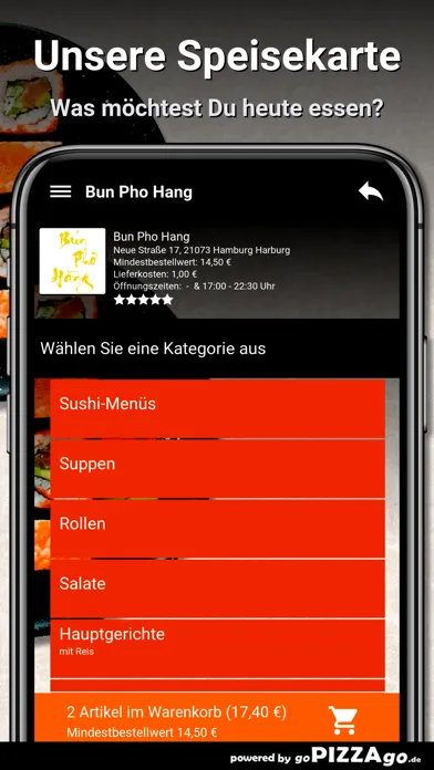 Bun Pho Hang Hamburg Harburg 스크린샷