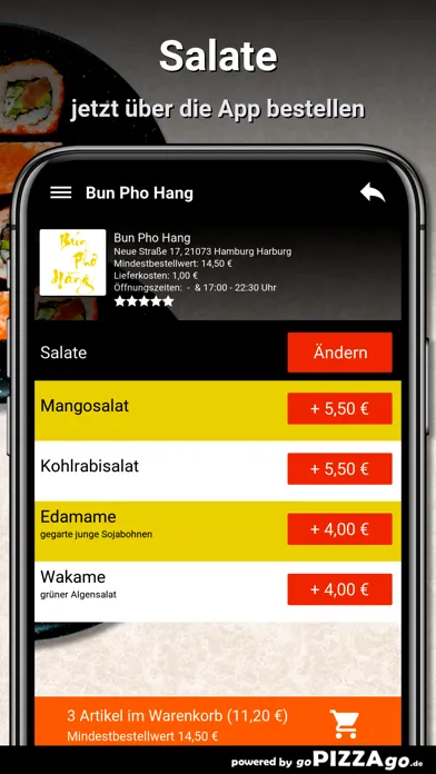 Bun Pho Hang Hamburg Harburg 스크린샷
