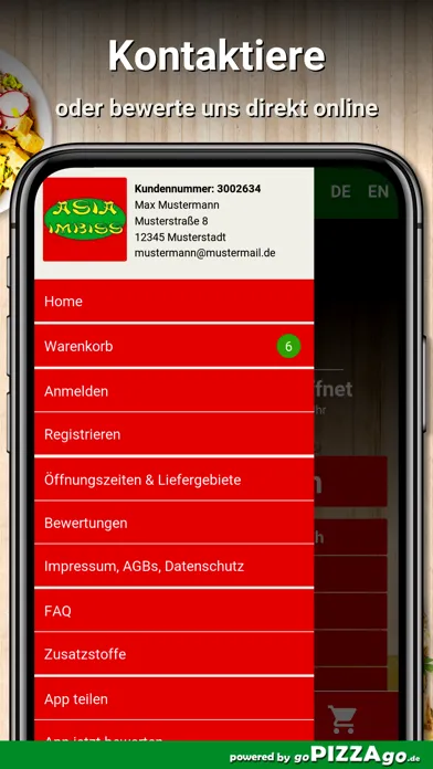 Capturas de pantalla de Asia Imbiss Hamburg Barmbek