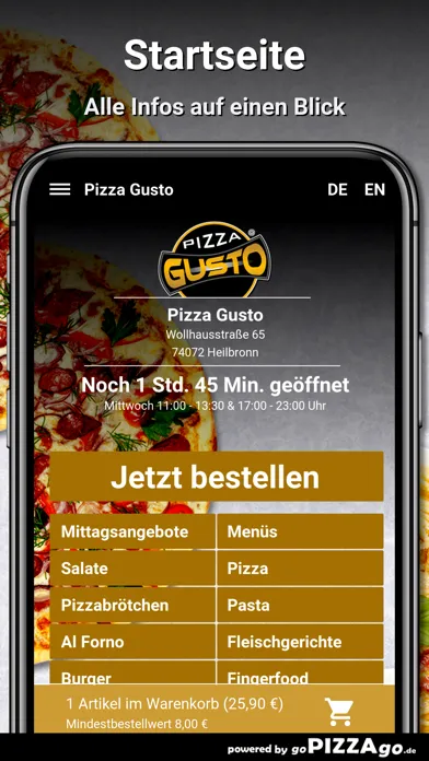 Pizza Gusto Heilbronn Screenshots