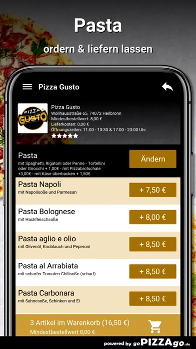 Pizza Gusto Heilbronn Screenshots