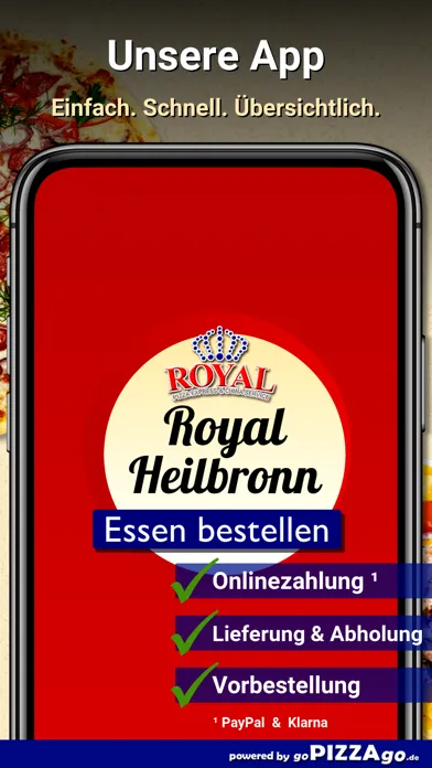 Capturas de tela do Royal Pizza Express Heilbronn