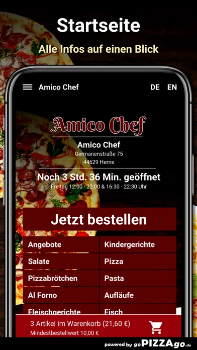 ภาพหน้าจอของ Amico Chef Herne