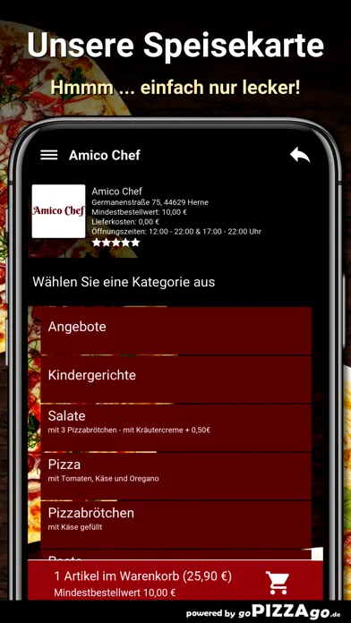 ภาพหน้าจอของ Amico Chef Herne