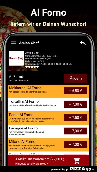 ภาพหน้าจอของ Amico Chef Herne