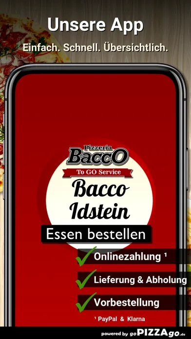 Скриншоты Pizzeria Bacco Idstein