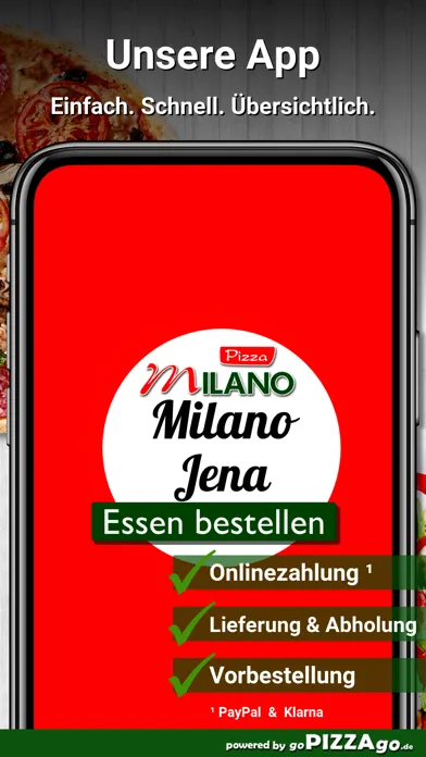 Capturas de pantalla de Pizza Milano Jena