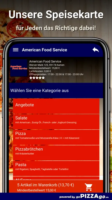 American Food Service Kamen স্ক্রিনশট