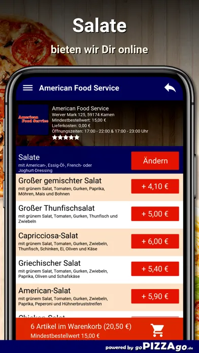 American Food Service Kamen স্ক্রিনশট
