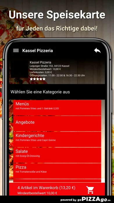 Captures d'écran de Kassel Pizzeria Kassel