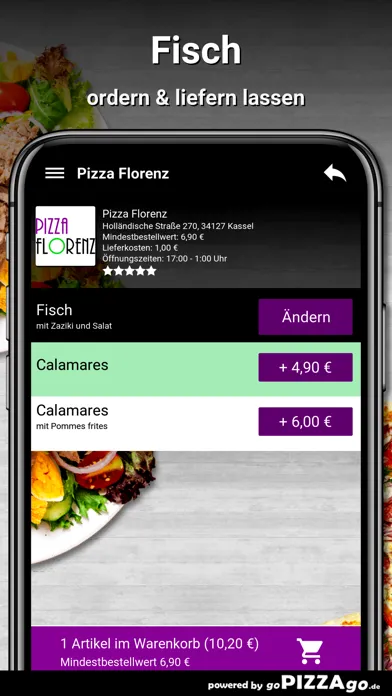 Captures d'écran de Pizza Florenz Kassel