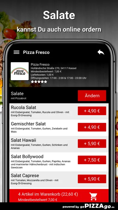 Pizza Fresco Kassel应用截图