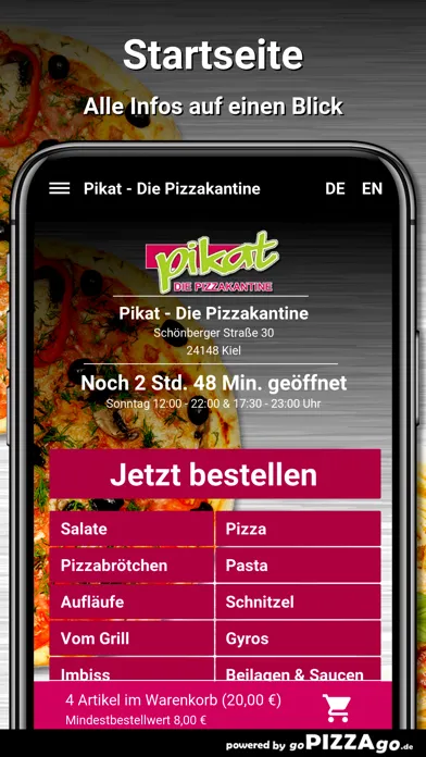 Pikat - Die Pizzakantine Kiel Screenshots