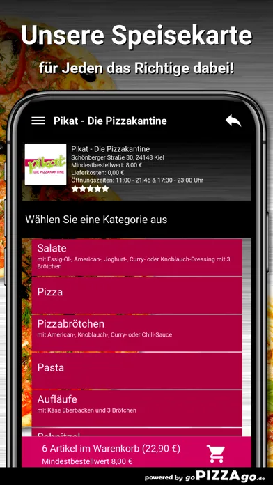 Pikat - Die Pizzakantine Kiel Screenshots