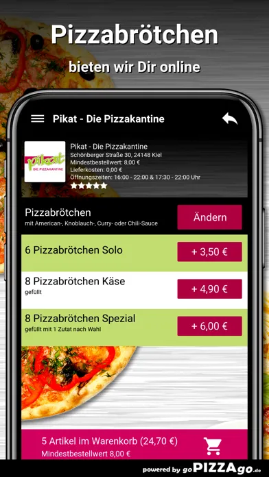 Pikat - Die Pizzakantine Kiel Screenshots