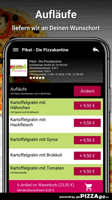 Pikat - Die Pizzakantine Kiel Screenshots