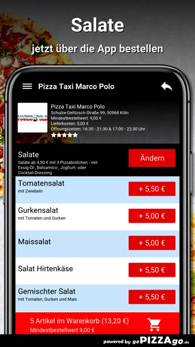 Pizza Taxi Marco Polo Köln سکرین شاٹس