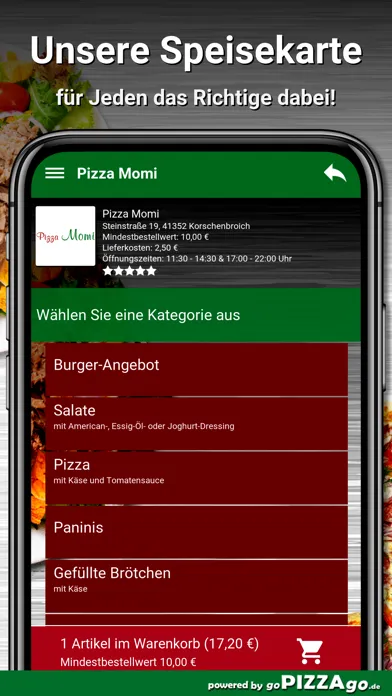Captures d'écran de Pizza Momi Korschenbroich