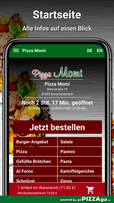 Captures d'écran de Pizza Momi Korschenbroich