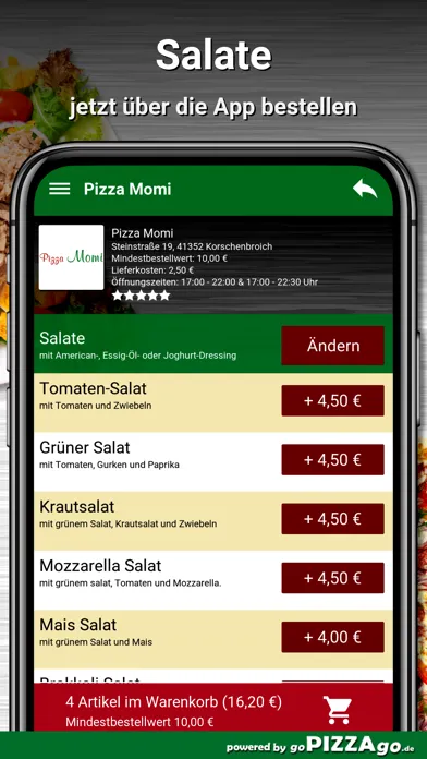 Captures d'écran de Pizza Momi Korschenbroich
