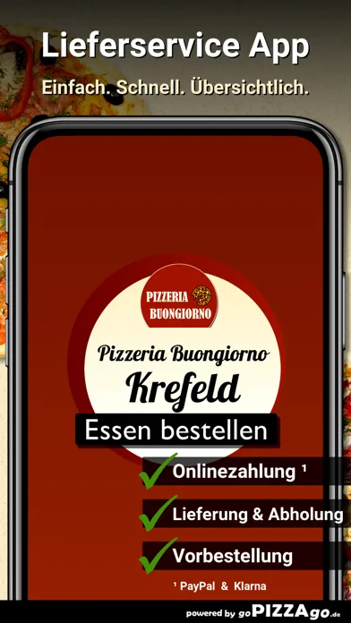 Pizzeria Buongiorno Krefeld スクリーンショット