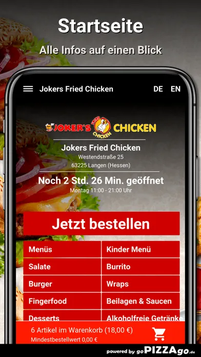 Jokers Fried Chicken Langen应用截图