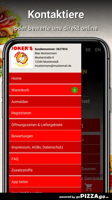 Jokers Fried Chicken Langen应用截图