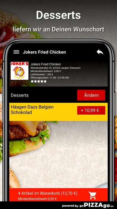 Jokers Fried Chicken Langen应用截图