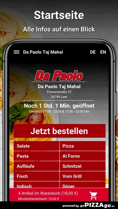 Da Paolo Taj Mahal Leer應用截圖
