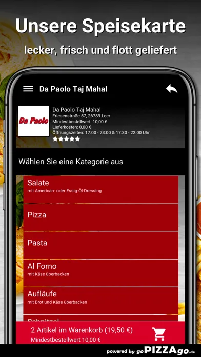 Da Paolo Taj Mahal Leer應用截圖