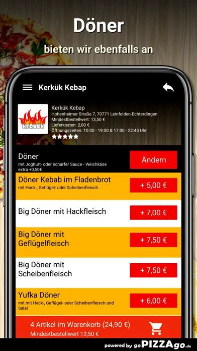 Kerkük Kebap Leinfelden应用截图