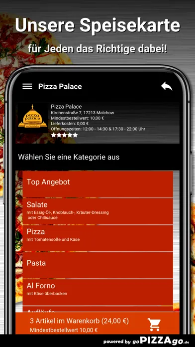 Capturas de pantalla de Pizza Palace Malchow
