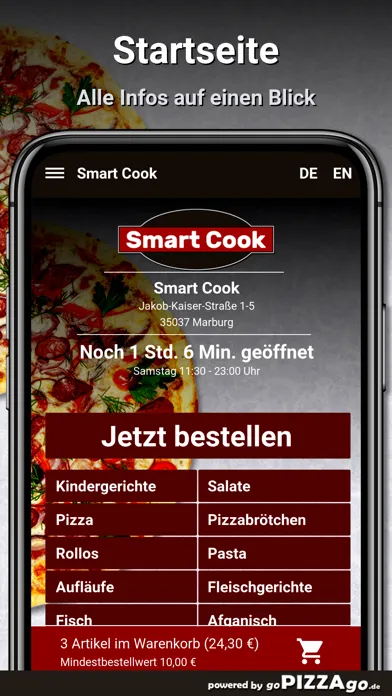 Tangkapan layar Smart Cook Marburg