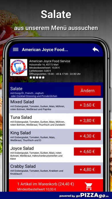 Capturas de pantalla de American Joyce Food Marl