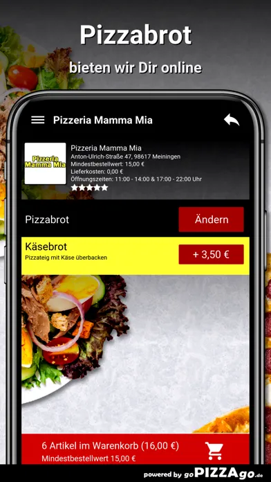 Ảnh chụp màn hình của Pizzeria Mamma Mia Meiningen