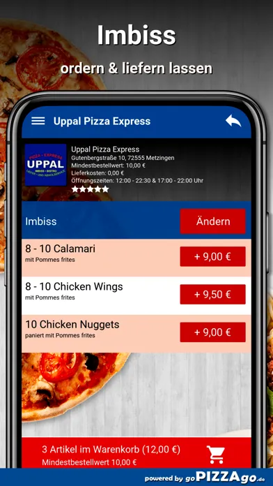 Captures d'écran de Uppal Pizza Express Metzingen